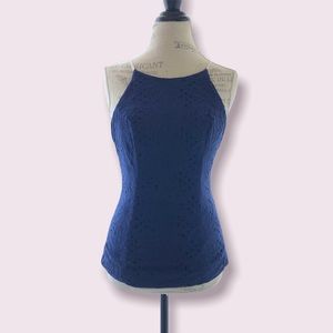 Navy Lilly Pulitzer Eyelet Tank